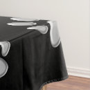 Search for black silver tablecloths Pattern