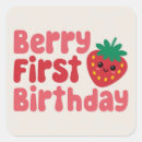 Search for cute strawberries stickers Pink and red