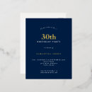 Search for foil 30th birthday invitations Glam
