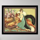 Search for 1920s flapper girl posters Deco