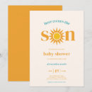 Search for here comes the sun baby shower invitations Blue