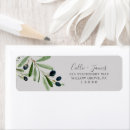 Search for silver leaf return address labels Bride