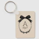 Search for black bow key rings Coquette