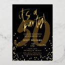 Search for foil 50th birthday invitations Black