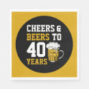 Search for cheers and beers napkins 40 years