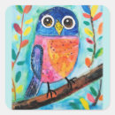 Search for cute owl art stickers Bird