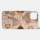 Search for vintage world map iphone cases Old