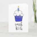 Search for blue cupcake cards Candle