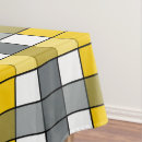 Search for yellow and grey tablecloths Mustard