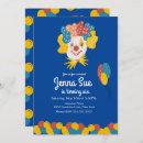 Search for clown birthday invitations Pink