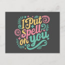 Search for spells postcards Witchcraft