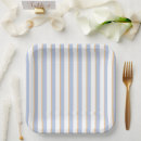Search for blue and white striped plates Stripe pattern
