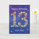 Search for 13th birthday cards Number 13