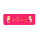Search for seahorse wedding return address labels Beach