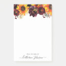 Search for sunflower yellow post it notes Rustic country