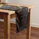 Search for gold and red table runners Black