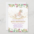 Search for unicorn 2nd birthday invitations Baby girl