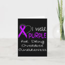 Search for drug awareness postcards Purple