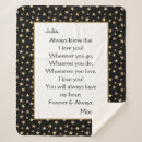 Search for i love dad blankets For her