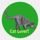 Search for grey tabby cat stickers Humour