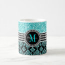 Search for monogram damask mugs Elegant