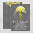 Search for yellow and grey invitations Baby sprinkle