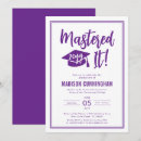 Search for masters graduation invitations Mastered it