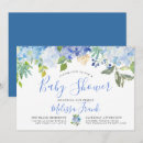 Search for light blue baby shower invitations Floral
