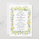 Search for purple and yellow butterfly wedding invitations Flowers