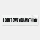 Search for owe bumper stickers Freedom