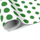 Search for green polka dot wrapping paper Girly