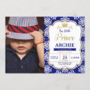 Search for little prince 1st birthday invitations Gold glitter