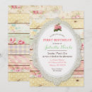 Search for shabby birthday invitations Wood