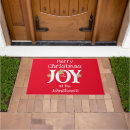 Search for rustic christmas doormats Red