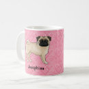 Search for pug valentine mugs Pink