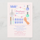 Search for pedicure party invitations Nails