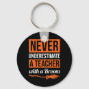 Search for halloween design key rings Broom