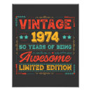 Search for 1974 posters 50th birthday