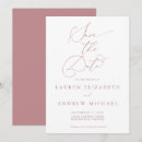 Search for dusty rose save the dates Minimalist