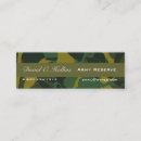 Search for military camouflage business cards Hunting