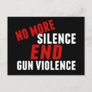 Search for violence postcards Gun reform