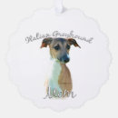 Search for greyhound dog christmas tree decorations Iggy
