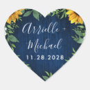 Search for rustic sunflower wedding stickers Country