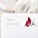 Search for red cardinals return address labels White