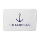 Search for nautical bath mats Anchor