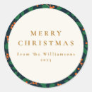 Search for red merry christmas stickers Greenery