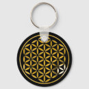 Search for gold fleur de key rings Lotus