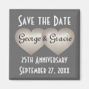 Search for 25th anniversary save the dates Silver