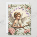 Search for angel christening invitations Boy