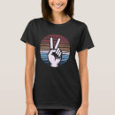 Search for peace sign womens tshirts 80s